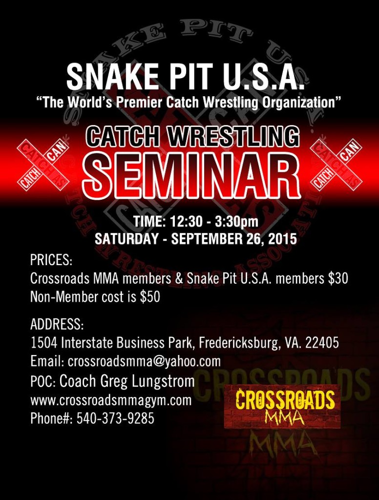 Crossroads MMA Flyer